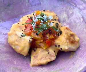 petto-di-pollo-crema-di-peperoni-colorati